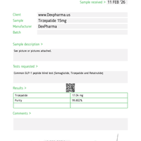 TIZERPATIDE 15MG – FRASCO + DILUENTE