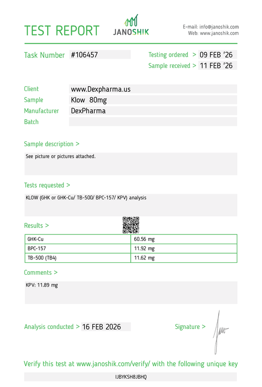 KLOW 80MG – FRASCO + DILUENTE